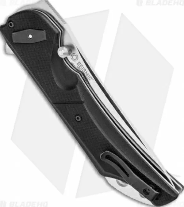 New Low Price Crkt Seismic Deadbolt Lock Knife Black G-10 (3.9 Satin) 5401 Pocket Knives