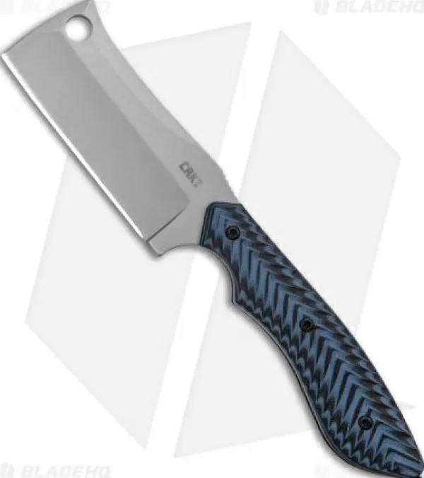 Discount Low Price Crkt S.P.E.C Fixed Blade Knife Blue/Black G-10 (2.5 Bead Blast) Fixed Blade Knives