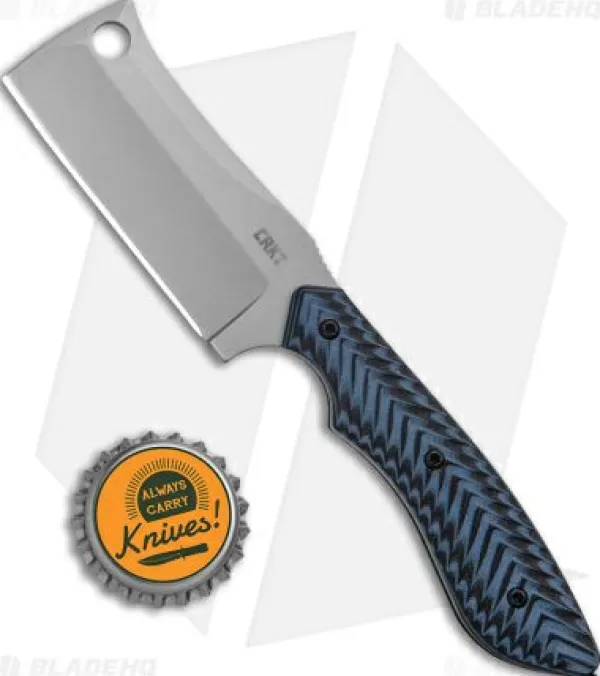 Discount Low Price Crkt S.P.E.C Fixed Blade Knife Blue/Black G-10 (2.5 Bead Blast) Fixed Blade Knives