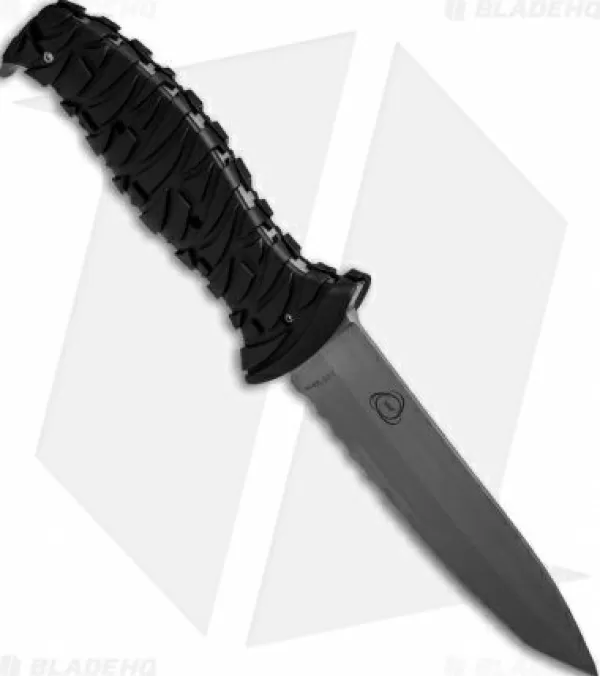 Discount Low Price Crkt Ultima Tactical Fixed Blade Knife Black Gfn (4.8 Gray Serr) 2125 Tactical Knives