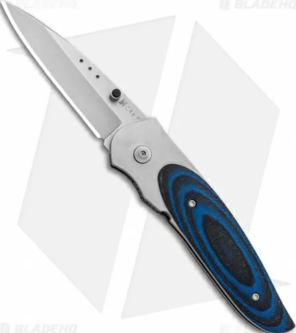 Shop Low Price Crkt Viele Wasp Liner Lock Knife Black/Blue G-10 (2.8 Bead Blast) 8002 Pocket Knives