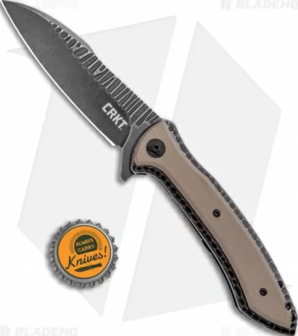 Fashion Lower Prices Crkt Apoc Liner Lock Knife Green G-10 (4 Black) 5380 Pocket Knives