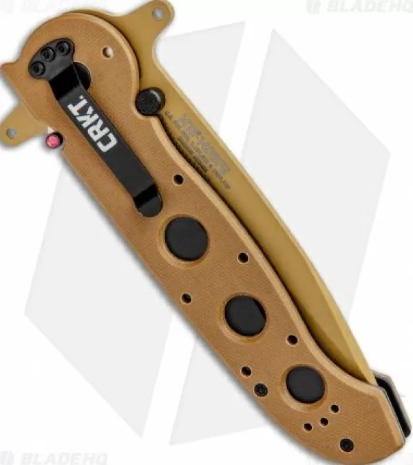 Flash Sale Lower Prices Crkt Carson M16-14Dsfg Tanto Flipper Knife Desert Tan G-10 (3.875 Serr) Pocket Knives