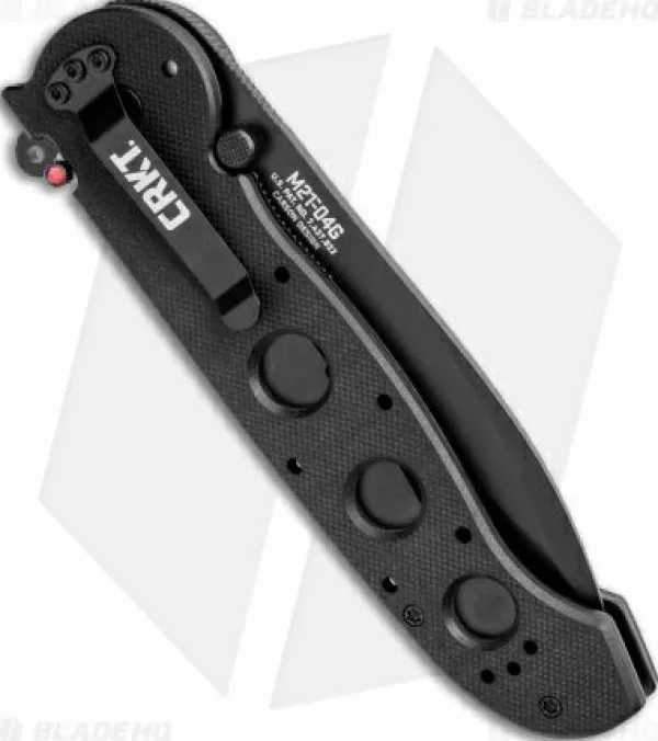 Cheap Lower Prices Crkt Carson M21-04G Big Dog Flipper Knife Black G-10 (3.875 Black) Pocket Knives