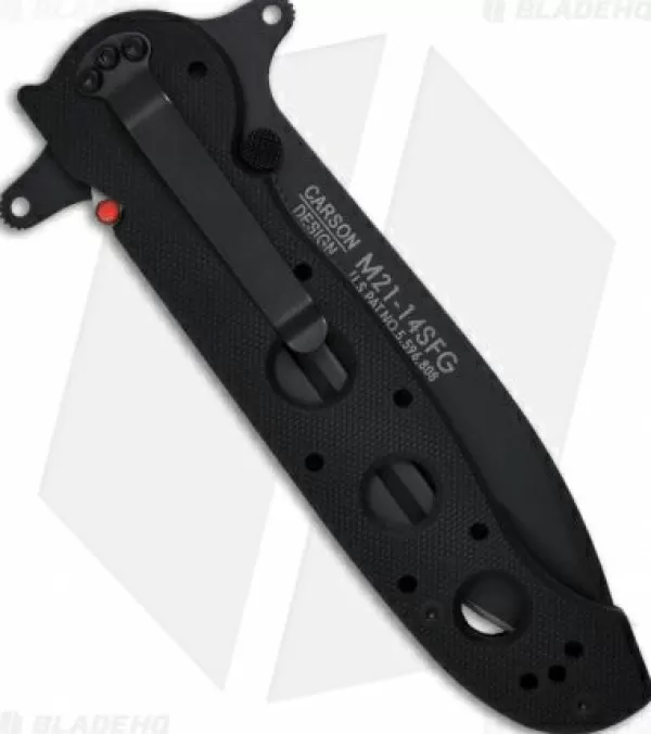 Store Lower Prices Crkt Carson M21-14Sfg Special Forces G-10 Folding Knife (3.875 Black Serr) Pocket Knives