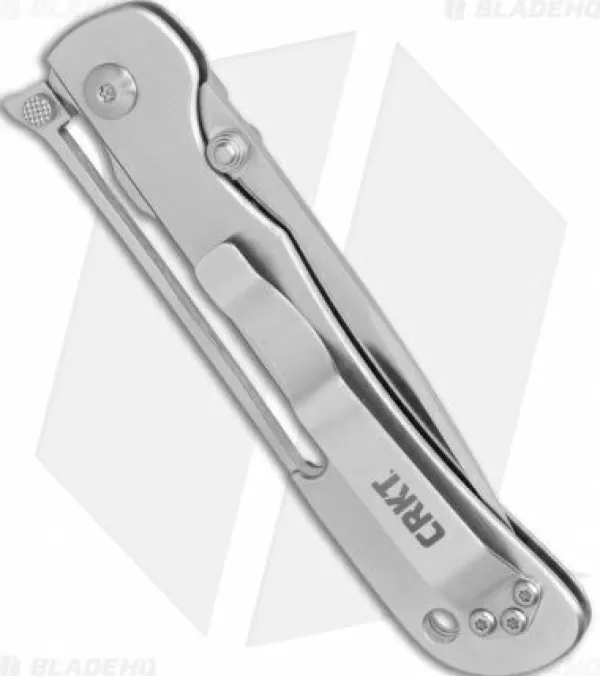 Store Lower Prices Crkt Crawford Offbeat Lockback Knife Stainless Steel (3.52 Satin) 7730 Pocket Knives
