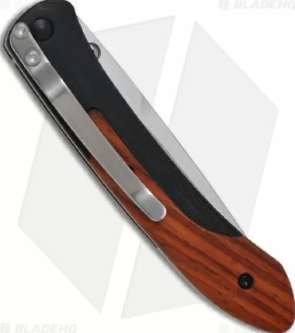 Shop Lower Prices Crkt Delegate Gentleman Knife W/ Cocobolo Wood & G10 (3 Satin Plain) 1053W Spring Assisted Knives