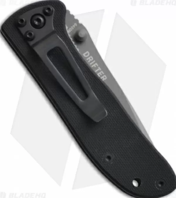 Best Sale Lower Prices Crkt Drifter Liner Lock Knife Black G-10 (2.875 Gray) 6450K Pocket Knives