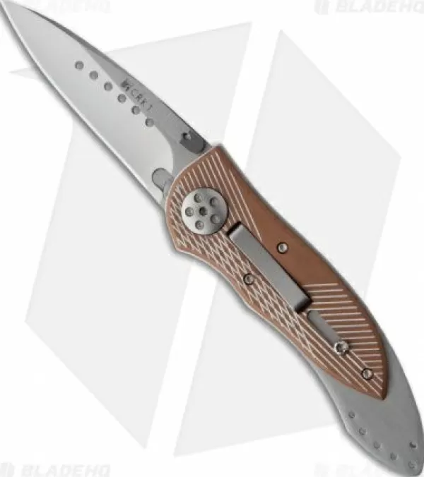 Flash Sale Lower Prices Crkt Elishewitz E-Lock 7323 Automatic Conversion Bronze (2.75 Satin) Automatic Knives