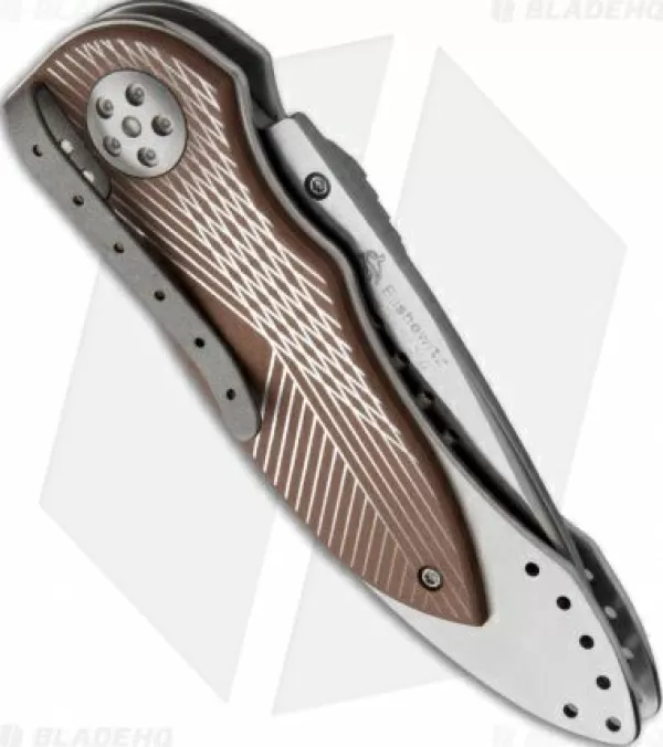 Flash Sale Lower Prices Crkt Elishewitz E-Lock 7323 Automatic Conversion Bronze (2.75 Satin) Automatic Knives
