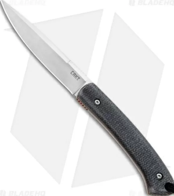 Shop Lower Prices Crkt Folts Biwa Fixed Blade Knife Black Resin Infused Fiber (3 Satin) Fixed Blade Knives
