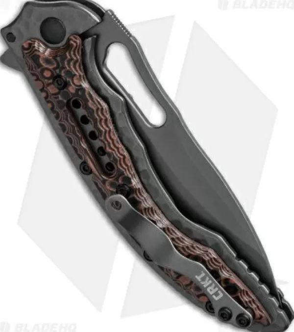 Shop Lower Prices Crkt Ikoma Fossil Small Frame Lock Knife (3.41 Gray Serr) 5461 Pocket Knives