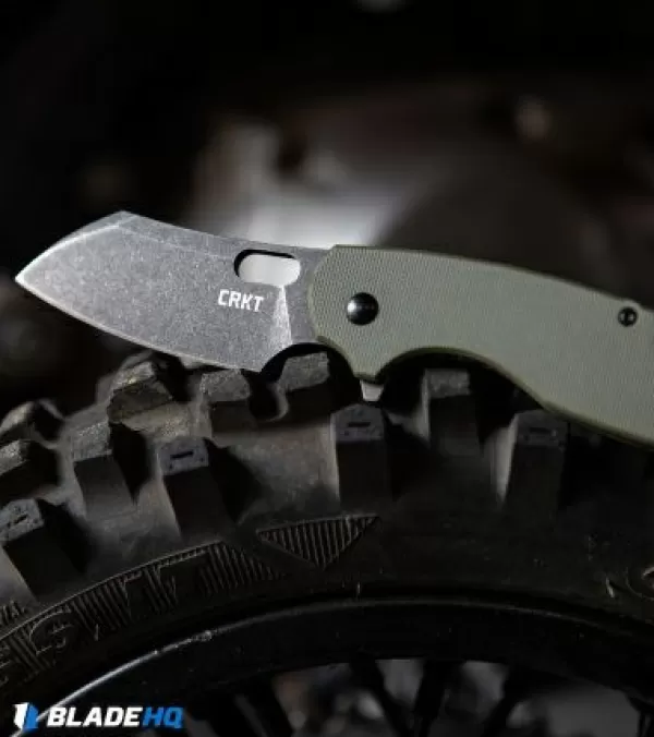 Fashion Lower Prices Crkt Pilar Large Frame Lock Knife Od Green G-10 (2.6 Black Sw D2) Bhq Exclusive Pocket Knives