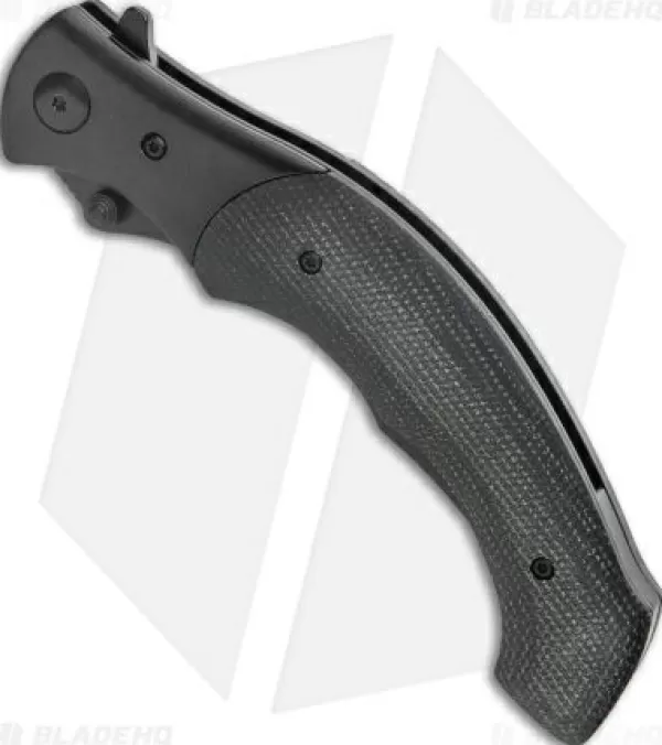 New Lower Prices Crkt Ritual Spring Assisted Knife Black Micarta (4.37 Black 14C28N) 7471K Spring Assisted Knives