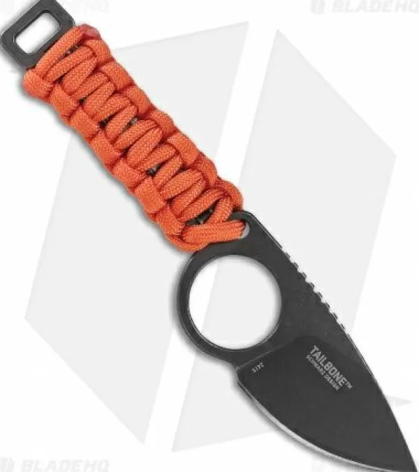 Hot Lower Prices Crkt Schwarz Tailbone Fixed Blade Knife Orange Cord-Wrapped (2.4 Sw) 2415 Fixed Blade Knives