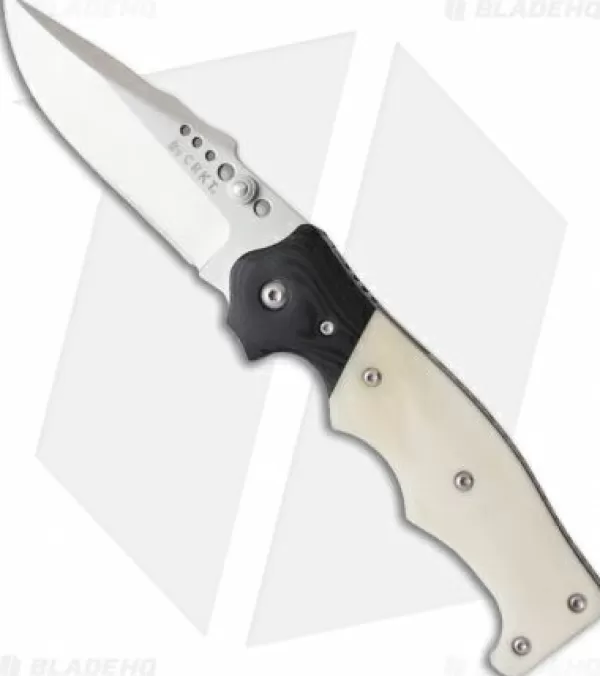 Shop Lower Prices Crkt The Natural 2 Spring Assisted Knife White Bone & G10 (3.25 Plain) 7080 Spring Assisted Knives