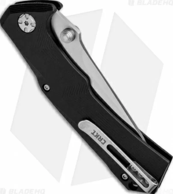 New Lower Prices Crkt Tighe Tac Two Clip Point Automatic Knife Grn (3.38 Satin) 5230-Conv Automatic Knives