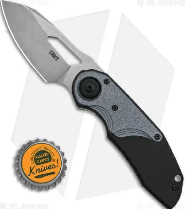 Flash Sale Online Crkt Attaboy Deadbolt Lock Assisted Knife Black/Blue Grn (2.73 Sw) 5410 Pocket Knives