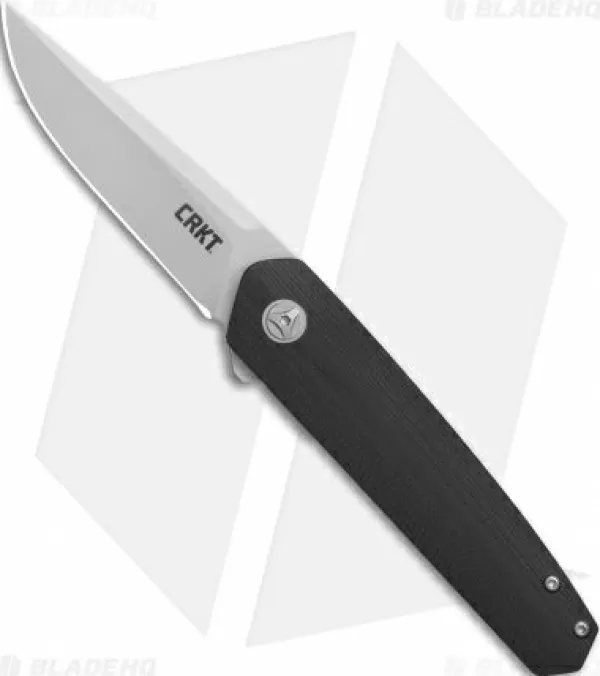 Fashion Online Crkt Cuatro Liner Lock Flipper Knife Black G-10 (3.1 Bead Blast) 7090 Pocket Knives