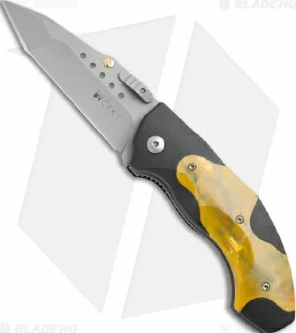 Clearance Online Crkt Elishewitz Horus Spring Assisted Knife Orange/Black (3.125 Bb) 1150 Spring Assisted Knives
