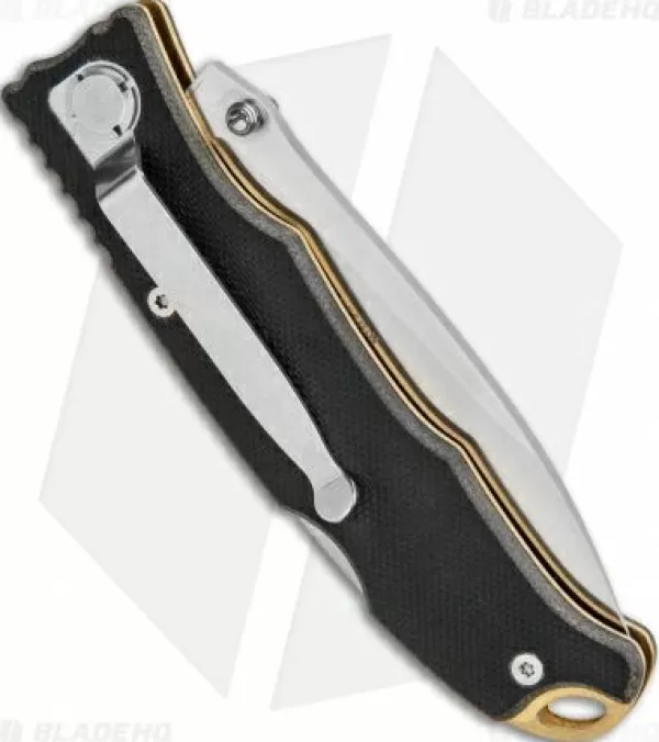 Flash Sale Online Crkt Lake Laredo Lockback Knife Black G-10 (3.25 Satin Serr) 7266 Pocket Knives