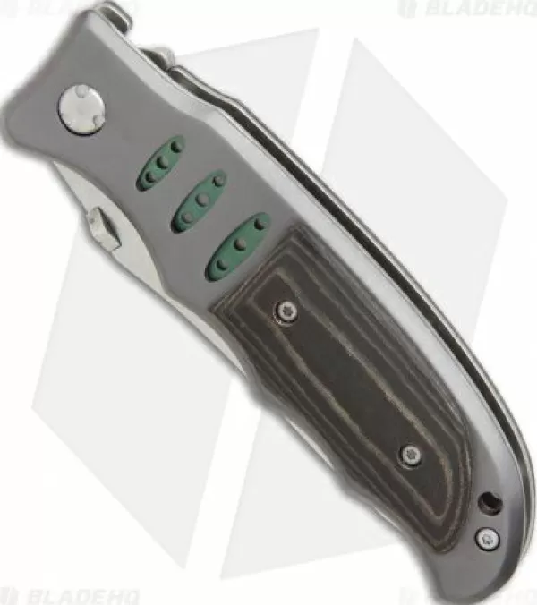 Sale Online Crkt Lake Sentinel Liner Lock Folding Knife Micarta/Blue (3.3 Satin) 7122M Pocket Knives