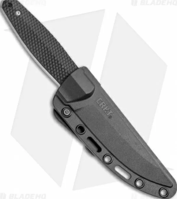 Flash Sale Online Crkt Lucas Burnley Strafe Fixed Blade Knife Black Gfn (4.6 Satin)1210 Fixed Blade Knives