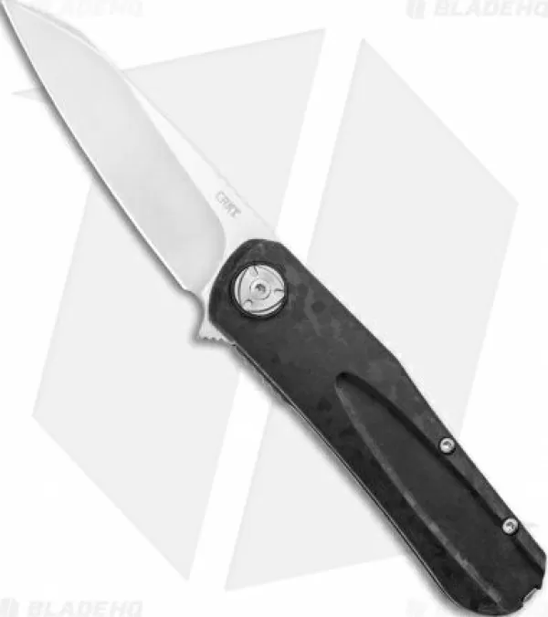 Flash Sale Online Crkt Mah-Hawk Spring Assisted Knife Black Grn (3.12 Satin) Spring Assisted Knives