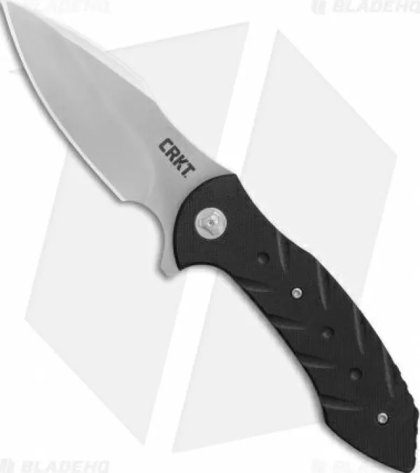 Clearance Online Crkt Ochs Terrestrial Liner Lock Knife Black G-10 (3.3 Satin) 5370 Pocket Knives