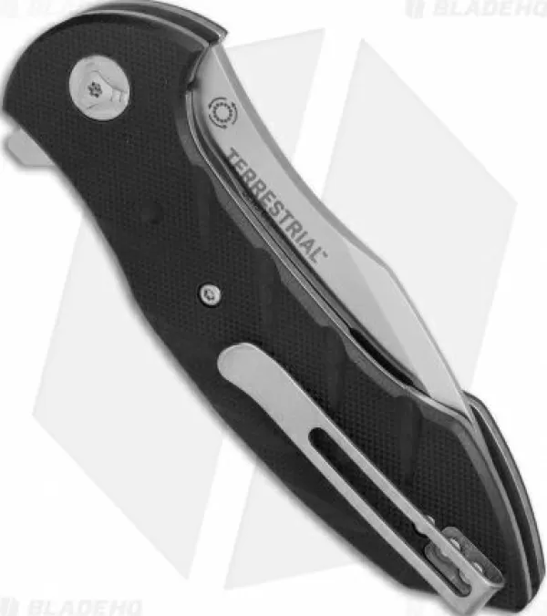 Clearance Online Crkt Ochs Terrestrial Liner Lock Knife Black G-10 (3.3 Satin) 5370 Pocket Knives