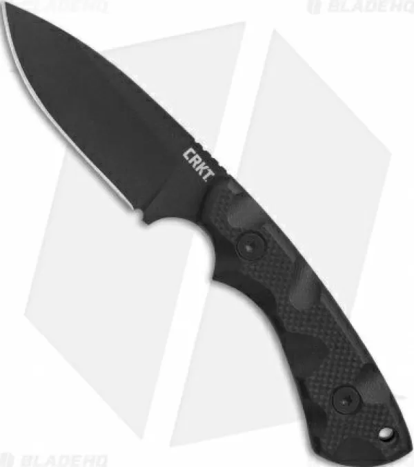 Cheap Online Crkt Siwi Drop Point Fixed Blade Knife Black G-10 (3.34 Black) 2082 Tactical Knives