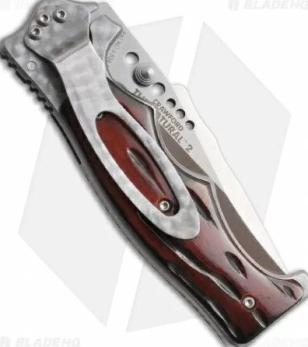 Discount Online Crkt The Natural 2 Spring Assisted Knife Jig Bone Scales (3.25 Plain) 7080J Spring Assisted Knives