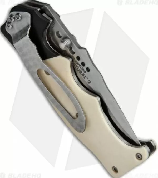Cheap Online Crkt The Natural 2 Spring Assisted Knife White Bone & G-10 (3.25 Plain) 7080 Spring Assisted Knives