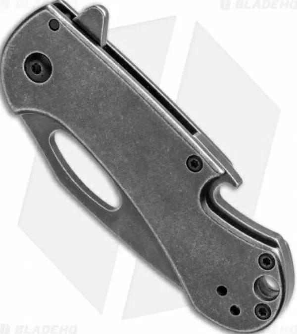 Outlet Original Crkt Bev-Edge Flipper Knife W/ Bottle Opener Black (2.5 Black Stonewash) 4635 Pocket Knives