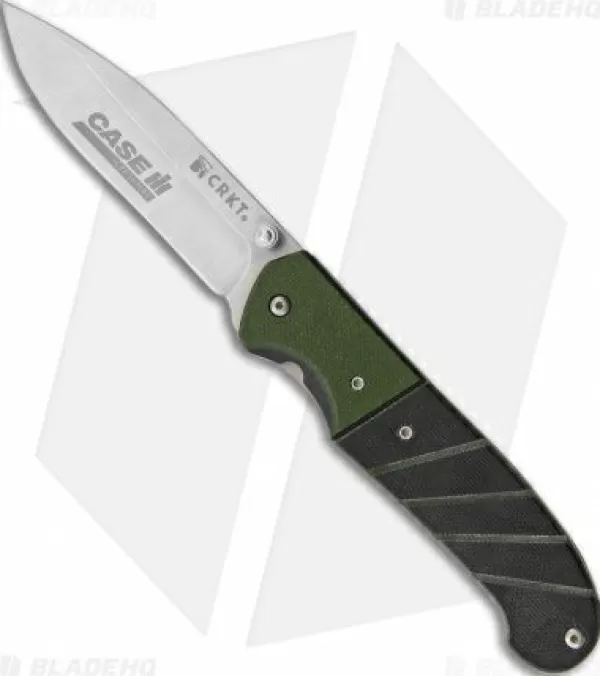 Discount Original Crkt Ignitor Case Spring Assisted Knife Black/Green G-10 (3.38 Satin) 6850Cih Spring Assisted Knives