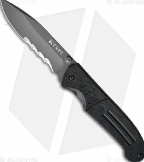 Best Original Crkt Ignitor T Spring Assisted Knife W/ Black G10 (3.38 Gray Serr) 6865 Spring Assisted Knives
