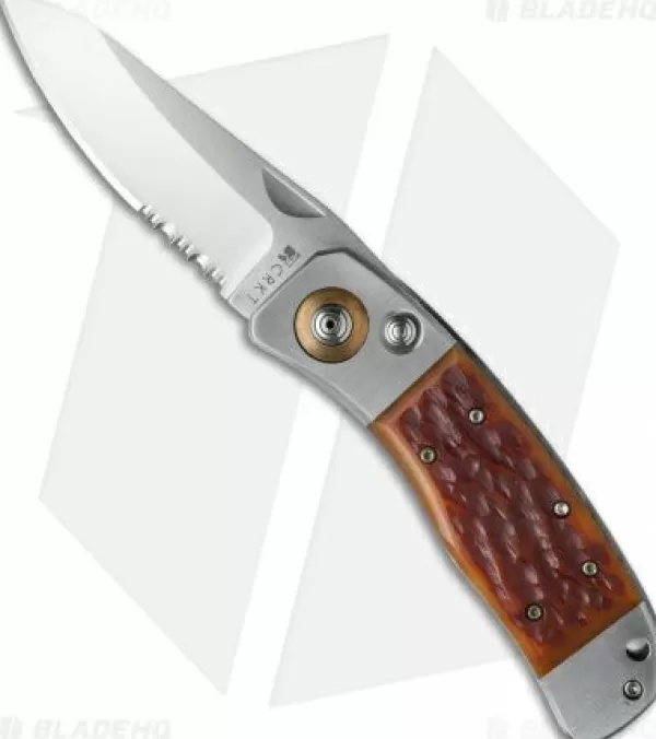 Outlet Original Crkt Lake's Pal Automatic Conversion Knife (2.75 Satin Serr) 7243 Automatic Knives