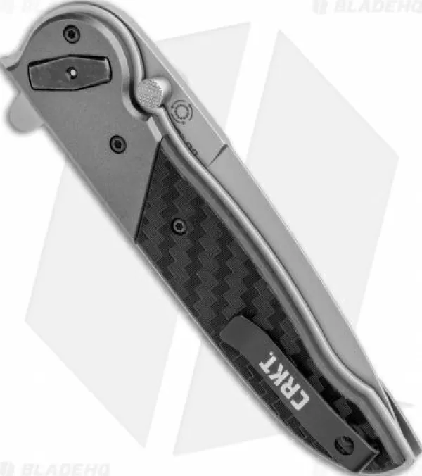 Cheap Original Crkt M40-03 Deadbolt Lock Knife Aluminum/Gfn (3 Bead Blast) Tactical Knives