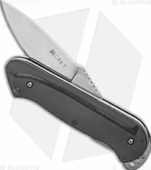 Flash Sale Original Crkt Rollock Pocket Knife Black Translucent (2.25 Polish) 5202K Pocket Knives