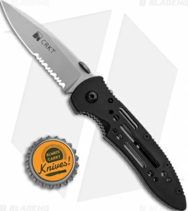 Best Quick Delivery Crkt Crawford Point Guard Liner Lock Knife (3.5 Bead Blast Serr) 6762 Pocket Knives