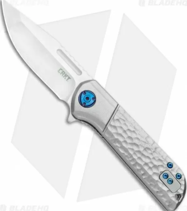 Best Sale Quick Delivery Crkt Mah Lanny Spring Assisted Liner Lock Knife Aluminum (3.2 Satin) 6525 Spring Assisted Knives