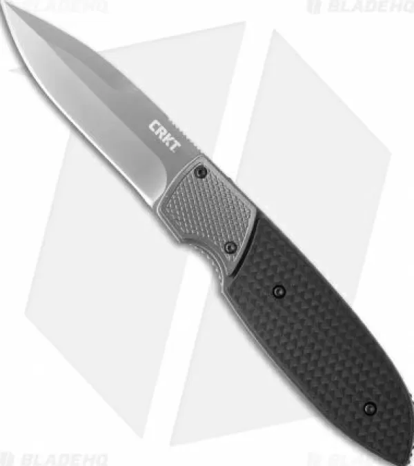 Best Quick Delivery Crkt Russ Kommer Fulcrum 2 Folding Knife Grn (3.18 Gray) 7435 Pocket Knives
