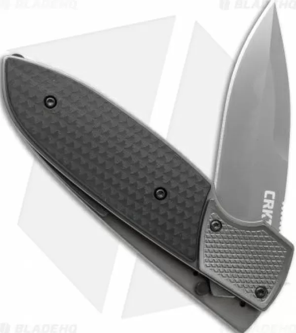 Best Quick Delivery Crkt Russ Kommer Fulcrum 2 Folding Knife Grn (3.18 Gray) 7435 Pocket Knives