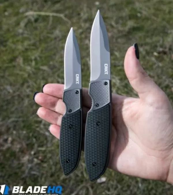 Best Quick Delivery Crkt Russ Kommer Fulcrum 2 Folding Knife Grn (3.18 Gray) 7435 Pocket Knives