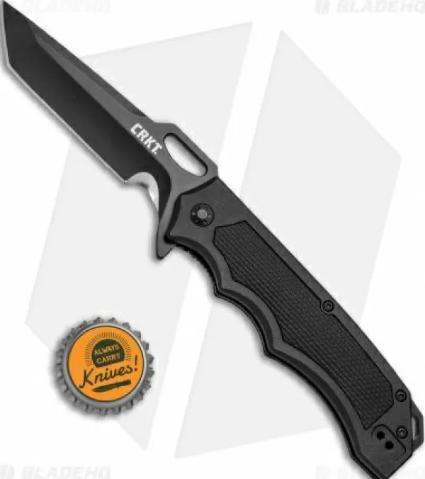 Online Quick Delivery Crkt Septimo "Forged By War" Liner Lock Knife Black (3.62 Black) 7050 Tactical Knives