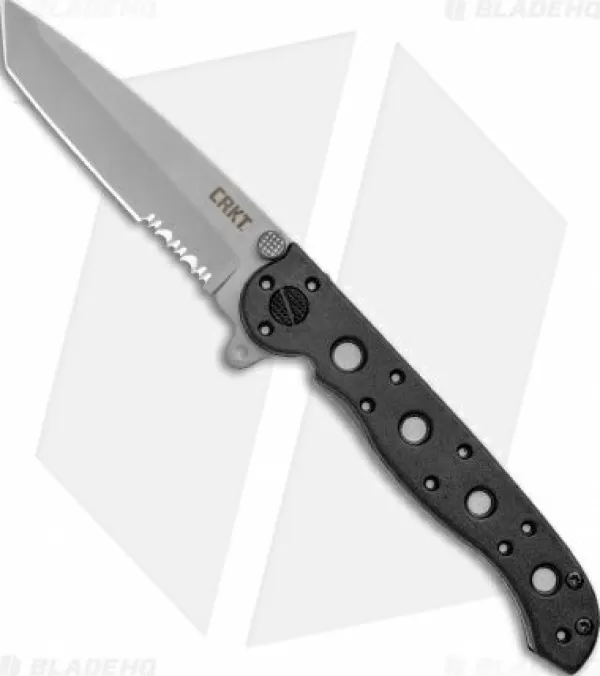 Best Reliable Quality Crkt Carson M16-10Z Tanto Flipper Knife (3 Bead Blast Serr) Pocket Knives