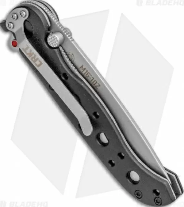Best Reliable Quality Crkt Carson M16-10Z Tanto Flipper Knife (3 Bead Blast Serr) Pocket Knives