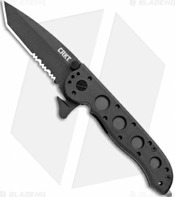 Best Sale Reliable Quality Crkt Carson M16-12Zlek Tanto Flipper Knife Zytel (3 Black Serr) Pocket Knives