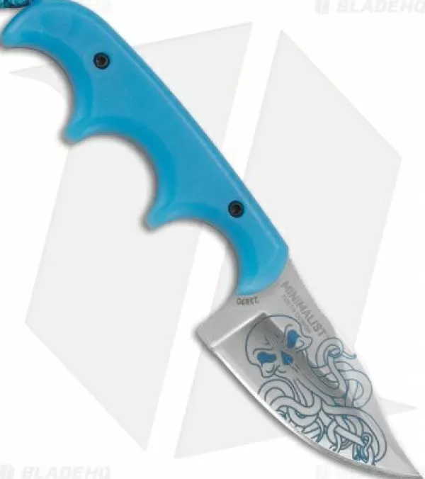 Shop Reliable Quality Crkt Folts Minimalist Bowie Cthulhu Neck Knife Blue Grn (2 Satin) 2387O Fixed Blade Knives
