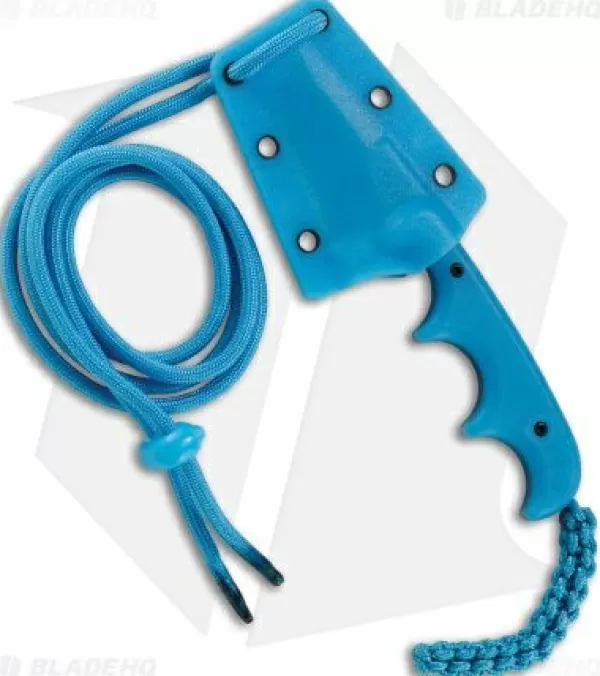 Shop Reliable Quality Crkt Folts Minimalist Bowie Cthulhu Neck Knife Blue Grn (2 Satin) 2387O Fixed Blade Knives